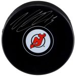 Nico Hischier New Jersey Devils Autographed Hockey Puck