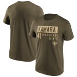 New Orleans Saints Fashion Name & Number T-Shirt - Alvin Kamara - Mens