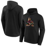 Arizona Coyotes True Classics Vintage Graphic Hoodie - Black - Mens
