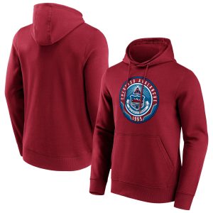 Colorado Avalanche Hometown Graphic Hoodie - Claret - Mens