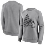Arizona Coyotes Iconic Mono Logo Graphic Crew Sweatshirt