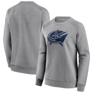 Columbus Blue Jackets Mono Logo Graphic Crew Sweatshirt - Female