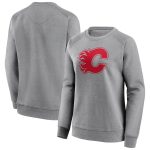 Calgary Flames Mono Logo Graphic Crew Sweatshirt - Female