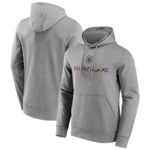 DFB Fragment Wordmark Graphic Hoodie - Sports Grey - Mens