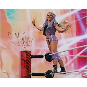 Candice LeRae WWE Autographed 16" x 20" Entrance on Ropes Photograph