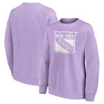 New York Rangers Mono Logo Graphic Oversized Crew Sweatshirt - Womens