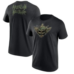 WWE Cody Rhodes American Nightmare Camo Skull T-Shirt - Mens