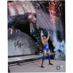 Kurt Angle WWE Autographed 16" x 20" Entrance Photograph