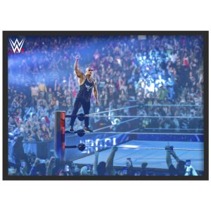 The Rock Stood on Ring Ropes Poster - Framed A3
