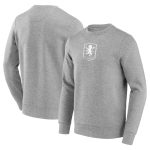 Aston Villa Mono Logo Graphic Crew Sweatshirt - Sports Grey - Mens