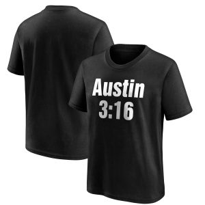 “Stone Cold” Steve Austin T-Shirt – Black – Youth "Stone Cold" Steve Austin T-Shirt - Black - Youth