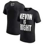 WWE Kevin Owens Kevin Is Right T-Shirt - Black - Mens
