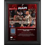 The Rock WWE Framed 13" x 16" RAW January 6