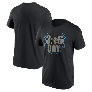 WWE Stone Cold Steve Austin 3:16 Day Middle Finger T-Shirt - Black - Mens