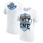 WWE AJ Styles There Can Only Be One T-Shirt - White - Mens