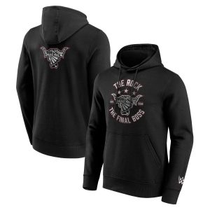 WWE The Rock Final Boss Brahma Hoodie - Black -Mens