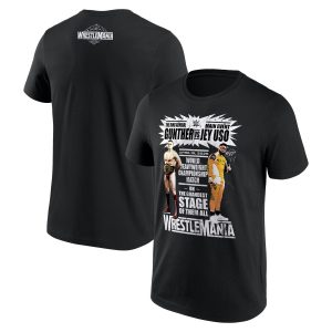 WWE WrestleMania 41 Jey Uso vs Gunther Match T-Shirt - Black - Mens