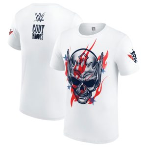 WWE Cody Rhodes Stars & Stripes Nightmare T-Shirt - White - Youth