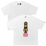 WWE x Bape Roman Reigns Baby Milo Relaxed Fit T-Shirt - White - Mens