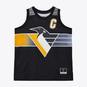 Pittsburgh Penguins Mitchell & Ness Maxxed Out Fashion Jersey - Mens - Mario Lemieux