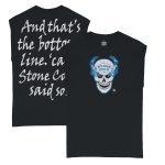 Men's Ripple Junction Black "Stone Cold" Steve Austin Quote Vintage Muscle T-Shirt