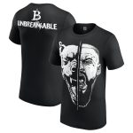 WWE Bron Breakker Split Face T-Shirt - Black - Mens