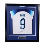 England Harry Kane England Signed 2022-23 Authentic Shirt - White - Framed