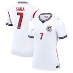 England Nike Home Stadium Shirt 2026 - Womens with Saka 7 printing