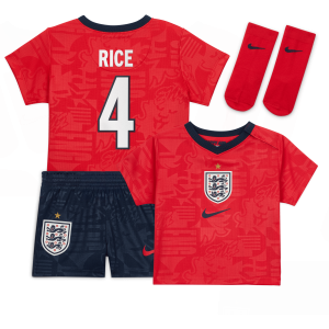 England Nike Away Stadium Mini Kit 2026 - Infants with Rice 4 printing