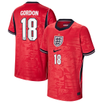 England Nike Away Stadium Shirt 2026 - Kids with Gordon 18 printing