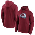 Colorado Avalanche Iconic Primary Colour Logo Graphic Hoodie - Claret - Mens