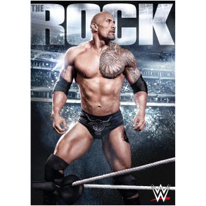 WWE The Rock in Ring Poster – Unframed A3 WWE The Rock in Ring Poster - Unframed A3