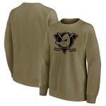 Anaheim Ducks Mono Logo Graphic Oversized Crew Sweatshirt - Womens