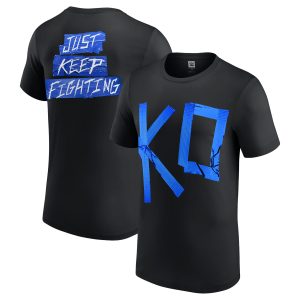 Kevin Owens KO Blue Tape T-Shirt – Black – Mens Kevin Owens KO Blue Tape T-Shirt - Black - Mens