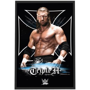 WWE Triple H Graphic Poster - Framed A3