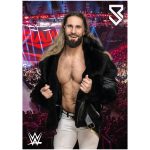 WWE Seth Rollins Crowd Poster - Unframed A3