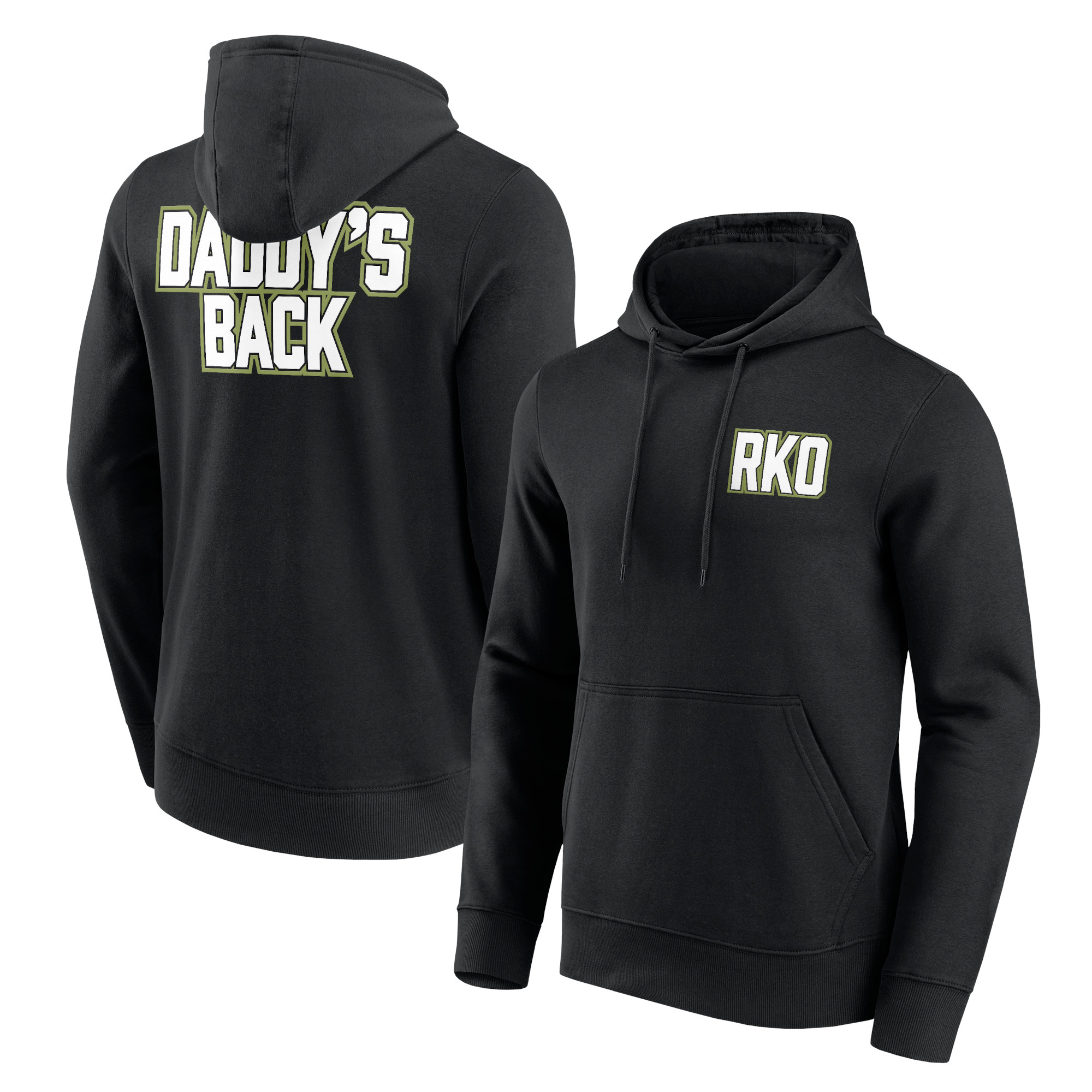 WWE Randy Orton Daddy’s Back Hoodie – Black – Mens WWE Randy Orton Daddy's Back Hoodie - Black - Mens
