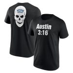 WWE Stone Cold Steve Austin 3:16 Retro T-Shirt - Black - Mens