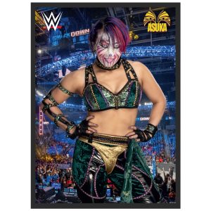 WWE Asuka Crowd Poster – Framed A3 WWE Asuka Crowd Poster - Framed A3