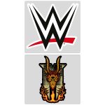 WWE Drew McIntyre Dual Sticker Set - 2 x 15cm
