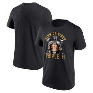 WWE Triple H King Of Kings T-Shirt - Black - Mens