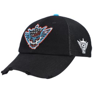 Men's Black Cody Rhodes Neon American Trucker Adjustable Hat