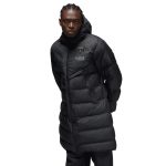 PSG Jordan Strike Fleece Down Hooded Parka Jacket - Black