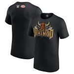 Men's Black El Hijo del Vikingo AAA Superstar Logo T-Shirt