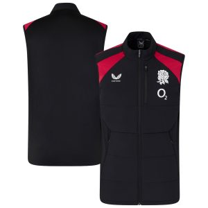 England Rugby Performance Lightweight Gilet - Black - Unisex