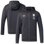 England Rugby Adapt Full Zip Hoodie - Black