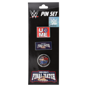 John Cena 3pk Collector Pin