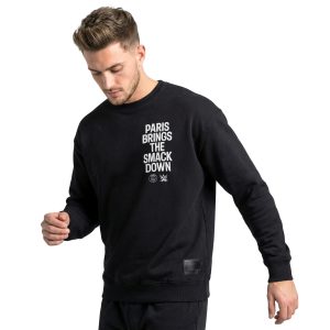 PSG x Smackdown Statement Crew Sweatshirt - Black