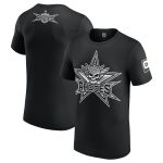 WWE Cody Rhodes Black & White Crest T-Shirt - Black - Mens