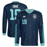 Germany National Team adidas Away Authentic Shirt 2026 - Long Sleeve with Sané 19 printing